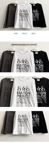 グロン ヴィンテージ レタリング ロングスリーブ Tシャツ
