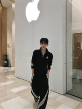 バントダイアゴナルトラックワイドスウェットパンツ 3C