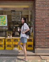 Lemin denim shorts