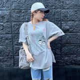 KIRSH X TOKYO CITY ARTWORK T-SHIRT - GRAY  