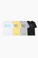 サイケ レタリング ハーフ Tシャツ