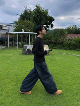 レギュラーワッフルロングスリーブ3C