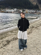 Hazel Flower Denim Pants (1c)