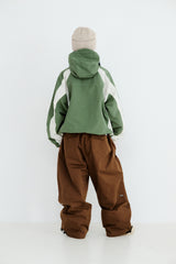 フォーカスフーディドジャケット オリーブ