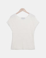 Pue Mohair Cap-Sleeve Knit