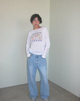 Veggie knits L/S ,White