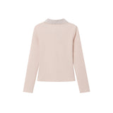 Lydia Check Ribbon Collar Tee