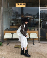 アンバランスフラワースカート