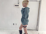 WRINKLE TEXTURE SHORTS