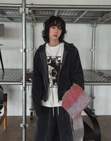レムプリントロングスリーブTシャツ
