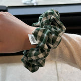 Check Scrunch-Green