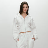 BAKE HOODIE ZIP-UP / WHITE