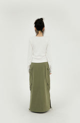 CORSET LONG CARGO LOW SK KHAKI