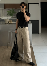 Hidden Air Mesh Muscle Fit Short Sleeve Ties