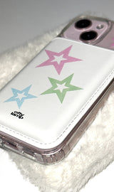 [made] LED POP stars MagSafe card wallet