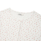 KIRSH PLAIN ROUND NECK SLIM CARDIGAN - WHITE