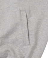 Cross String Hood Zip _ Gray