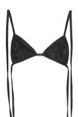 CUBIC SWEAT BIKINI TOP (BLACK)
