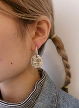 Silver Plated Leaf Earring