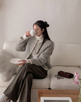 Wool tweed jacket