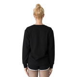 Point space embroidery LS tshirt(Black)
