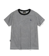 26SS★ フォーリングキャットストライプクロップ半袖Tシャツ