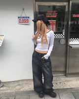 バレルデニムパンツ