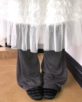 Seo Star-Pattern Bootcut Pants