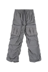 パッディドポケットシャーリングパンツ (GRAY)