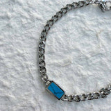 Mineral Blue Link Bracelet