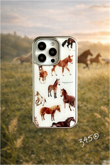 ホースシルバーエポキシバンパースマホケース / TREEFORFIVE345