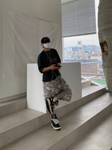 Glen Camo Cargo Bermuda Pants 3C