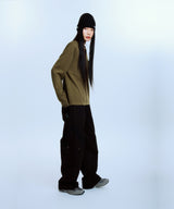 MULTI UTILITY CARGO PANTS (BLACK)