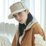 VAスタッドマスタングベルボーイキャップ / ベージュ