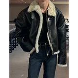 [F/W] Leather crop mustang