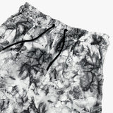 tiedye capri cargo shorts_white