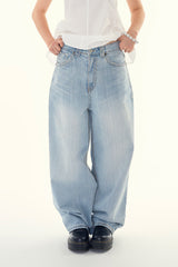Rina stitch pocket denim pants