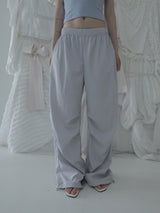 Slow Pintuck Nylon Pants
