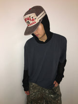 Summer Knit Hooded Layered Long Sleeve (2c)