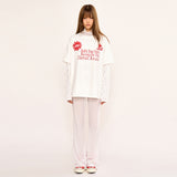 Layered T Shirt - White