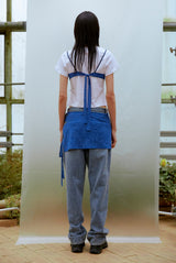 Jacquard Wrap Skirt (BLUE)