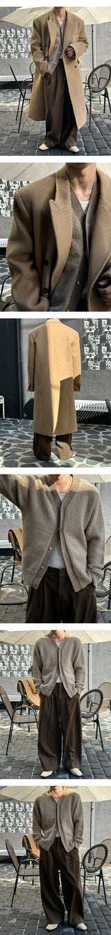 [F/W] Max double wool long coat(3color)
