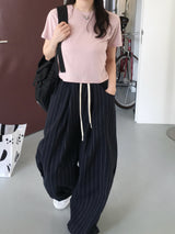 デイリークロップ半袖Tシャツ (10c)