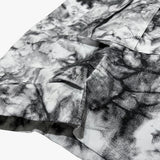 tiedye capri cargo shorts_white