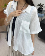 Carder Summer Textured Short Sleeve Shirt