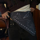 cowgirl bandana(2colors-navy)