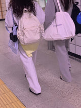 ポエティックツーウェイスウェットパンツ、メランジグレー