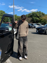 トライエンボスツイストニット