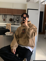  Urban San Diego Embroidery Pigment Overfit Hoodie