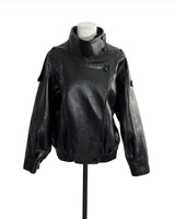 [ autumn basic ] fits snap & buckle over leather jacket